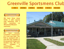 Tablet Screenshot of greenvillesportsmenclub.com